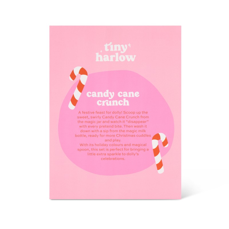 Zestaw Christmas Candy Cane butelka słoiczek Tiny Harlow