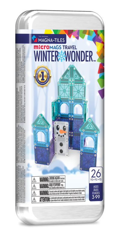 Klocki Magnetyczne Travel Winter Wonder 26 el. MAGNA-TILES