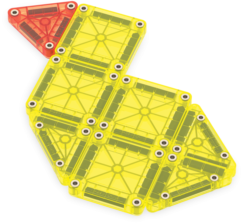 Klocki Magnetyczne Travel microMAGS XL 55 el. MAGNA-TILES