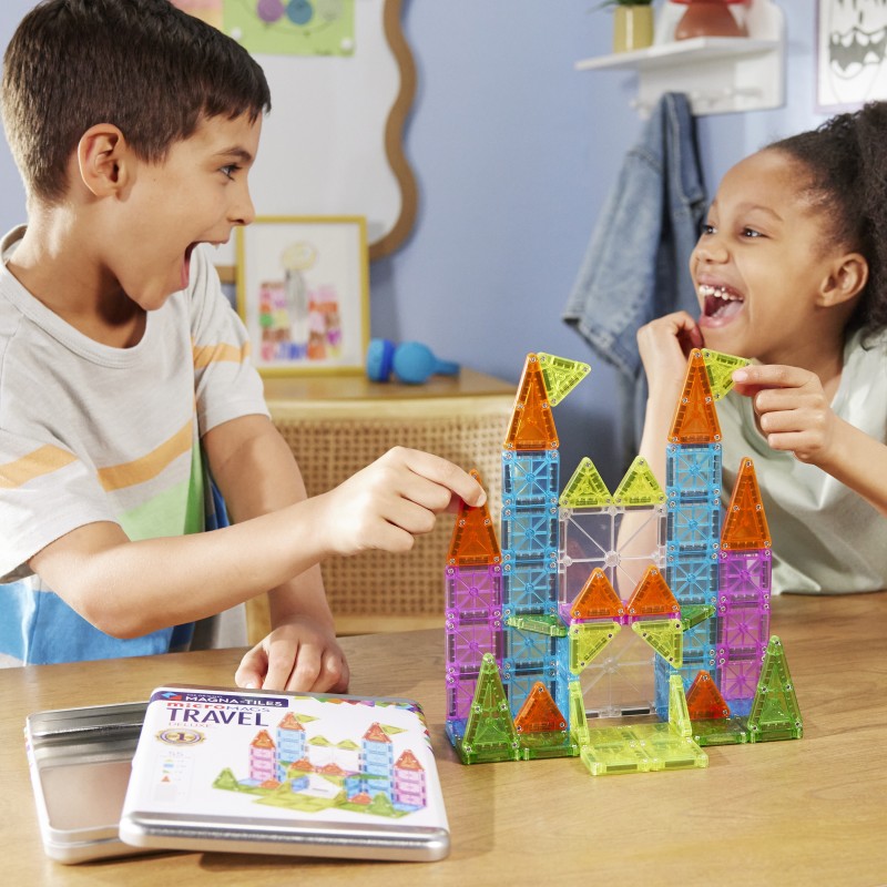 Klocki Magnetyczne Travel microMAGS XL 55 el. MAGNA-TILES