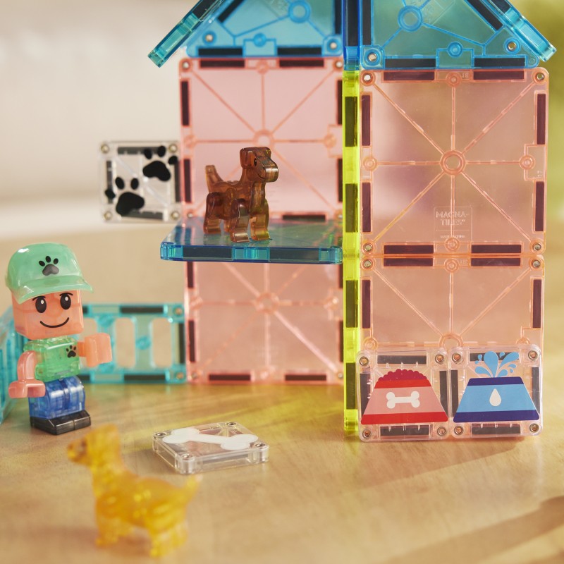 Klocki Magnetyczne Puppy Park 27 el. MAGNA-TILES