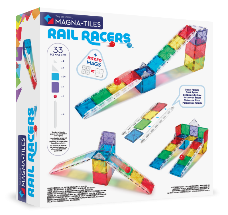 Klocki Magnetyczne Rail Racers 33 el. Kulodrom MAGNA-TILES