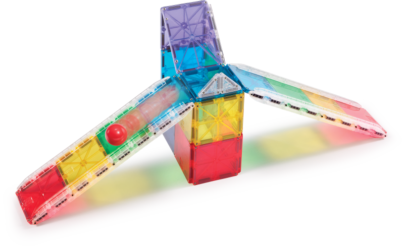 Klocki Magnetyczne Rail Racers 33 el. Kulodrom MAGNA-TILES