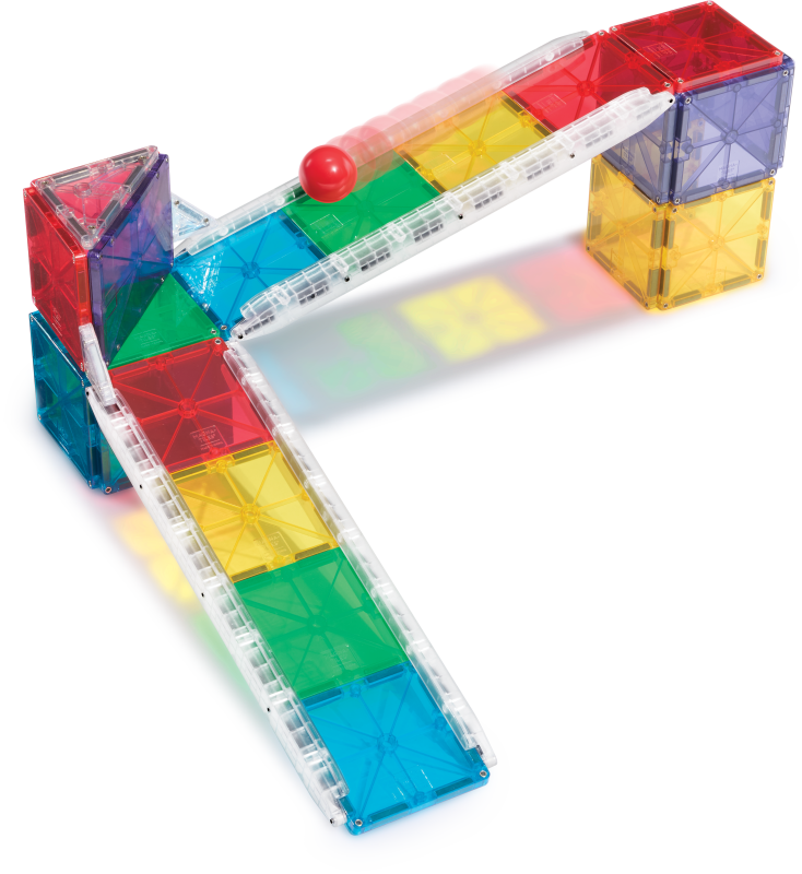 Klocki Magnetyczne Rail Racers 33 el. Kulodrom MAGNA-TILES