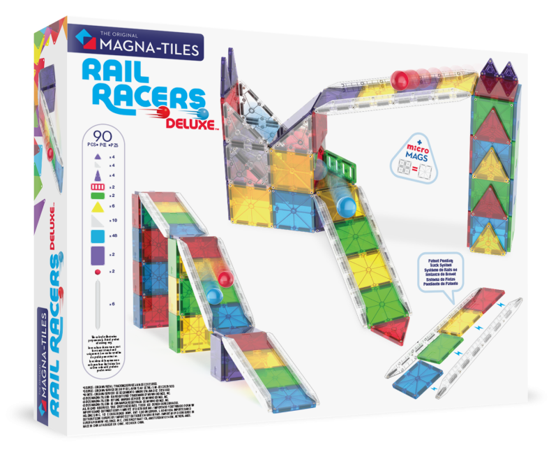 Klocki Magnetyczne Rail Racers XL 90 el. Kulodrom MAGNA-TILES