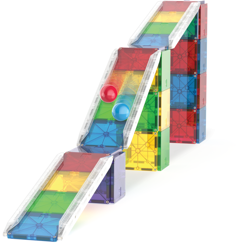 Klocki Magnetyczne Rail Racers XL 90 el. Kulodrom MAGNA-TILES
