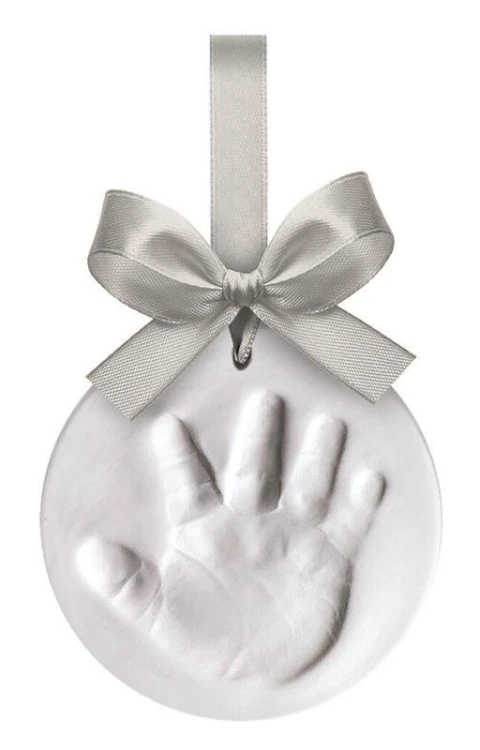 Gipsowa zawieszka odcisk ze wstążką Happy Hands Dooky