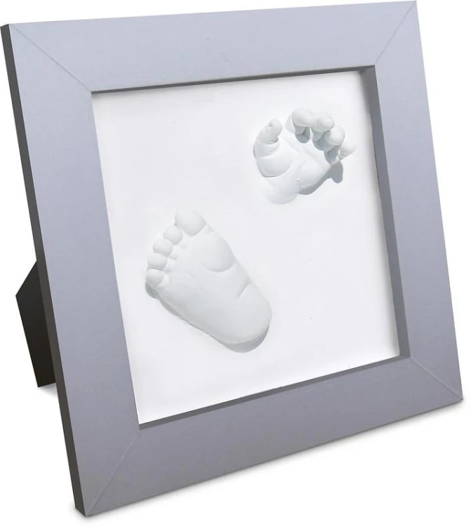 Ramka Deluxe z odciskiem 3D Happy Hands silver Dooky