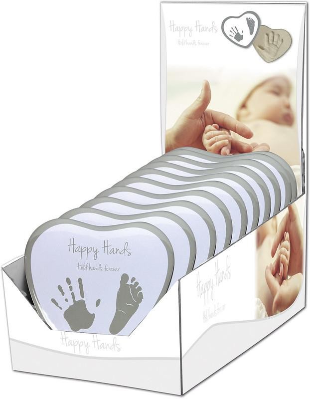 Serce z odciskiem dłoni i stópki 2D Happy Hands Dooky