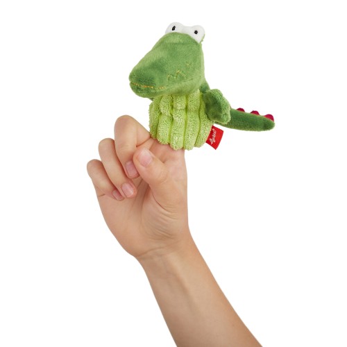 Pluszowa pacynka na palec Krokodyl maskotka teatrzyk dla dzieci sigikid