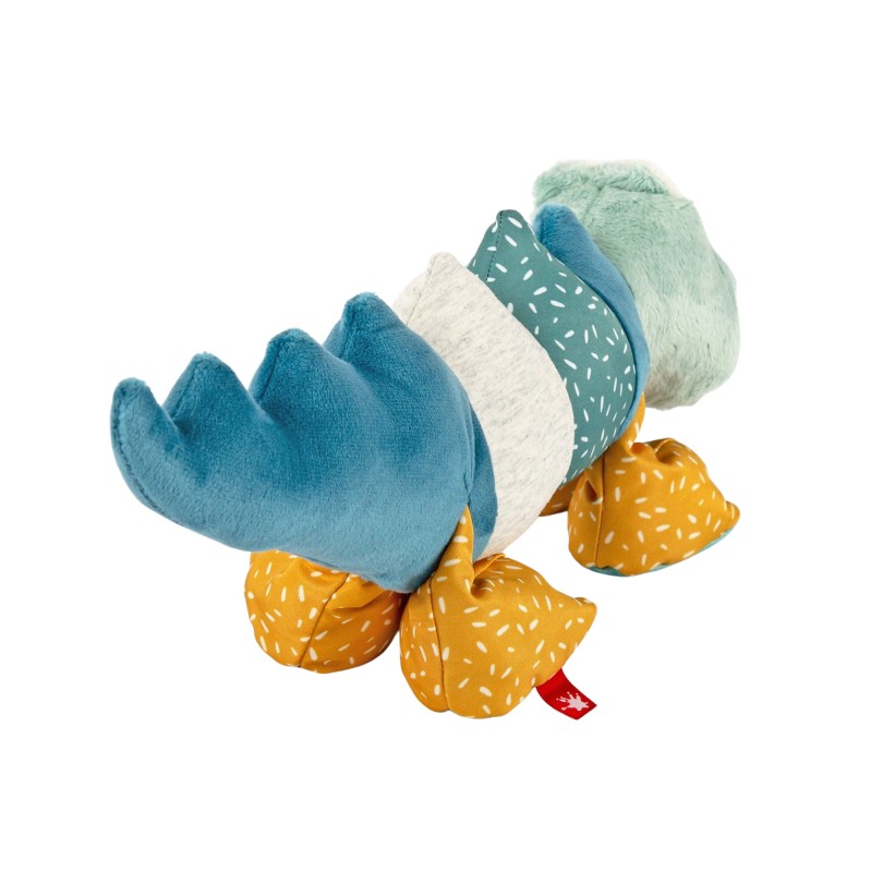 Pierwsza przytulanka pluszowy Krokodyl 43cm patchworkowa maskotka sigikid
