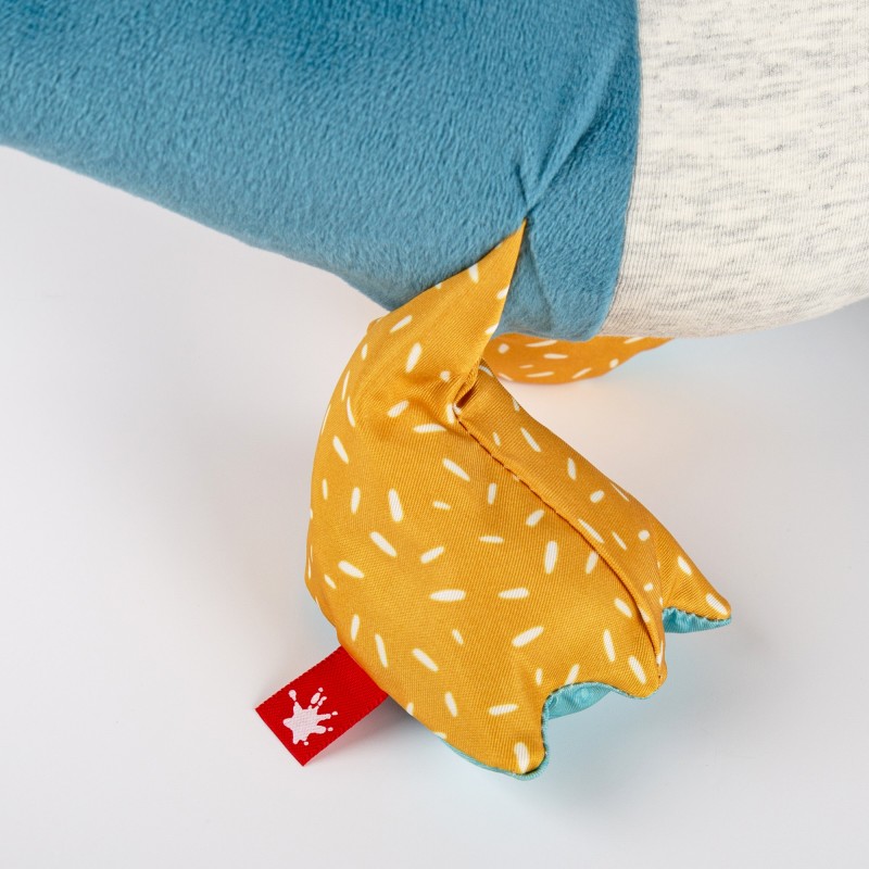 Pierwsza przytulanka pluszowy Krokodyl 43cm patchworkowa maskotka sigikid