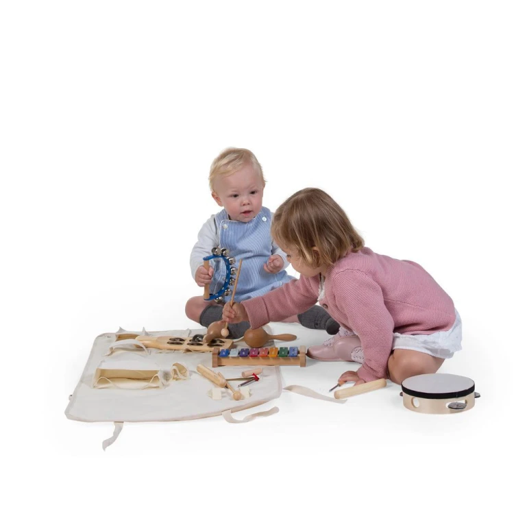 Orkiestra Zestaw 8 instrumentów + organizer Childhome