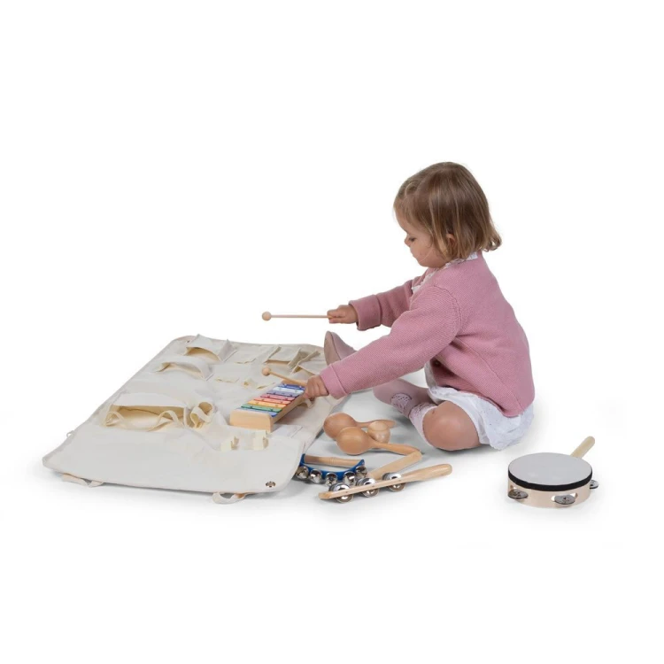 Orkiestra Zestaw 8 instrumentów + organizer Childhome