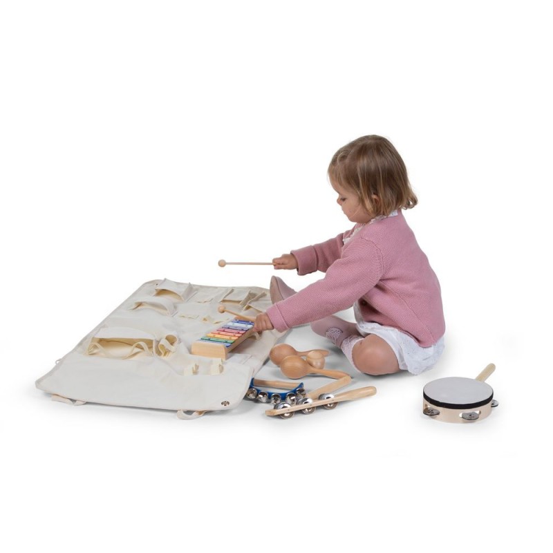 Orkiestra Zestaw 8 instrumentów + organizer Childhome