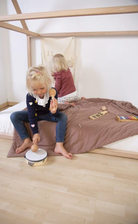 Orkiestra Zestaw 8 instrumentów + organizer Childhome