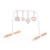 Zestaw zabawek 4 szt. Canvas Forest do Tipi Play Gym Childhome
