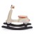 Bujak na biegunach skuter Vintage Cream Childhome