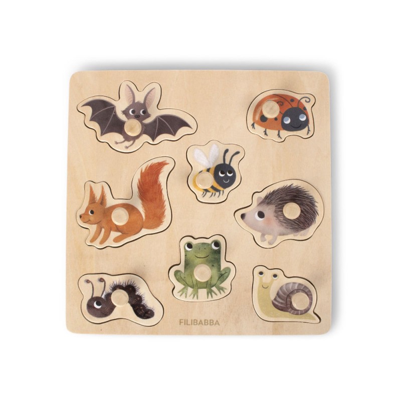 Puzzle drewniane Forest friends Filibabba