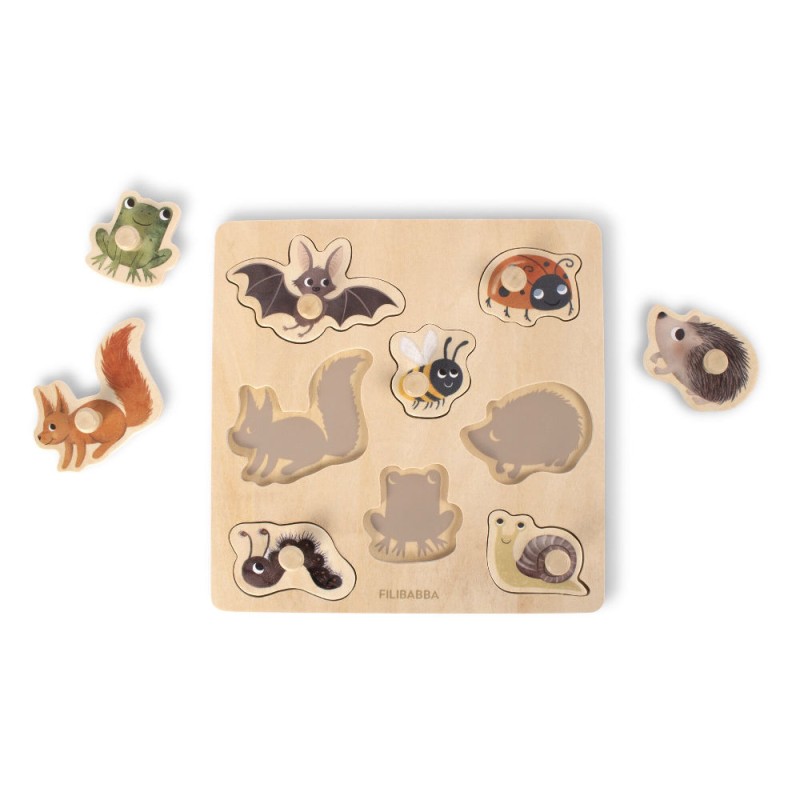 Puzzle drewniane Forest friends Filibabba