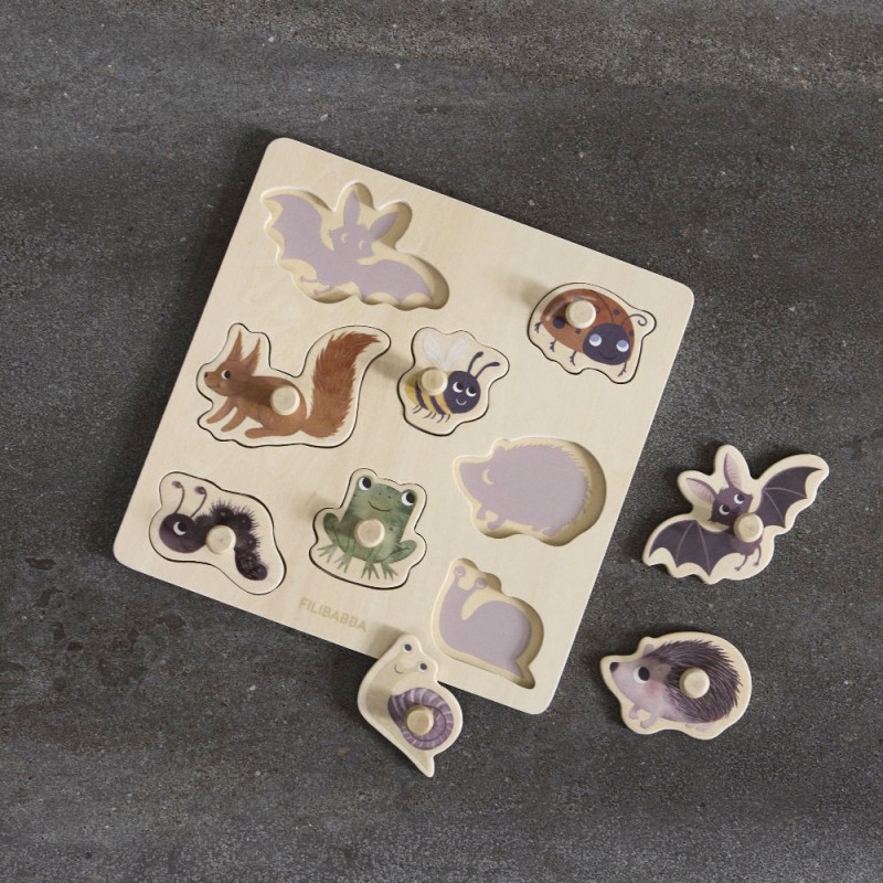 Puzzle drewniane Forest friends Filibabba