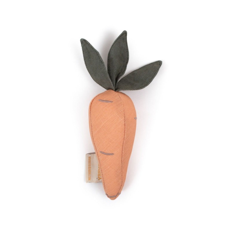 Lniana grzechotka Carrot Filibabba