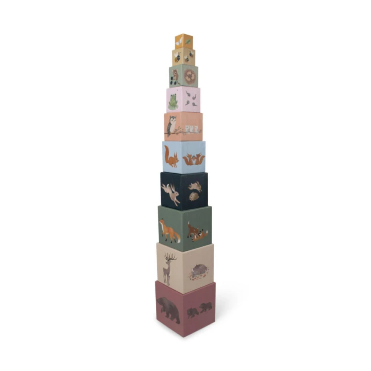 Piramida edukacyjna Cyfry Nordic animals Filibabba