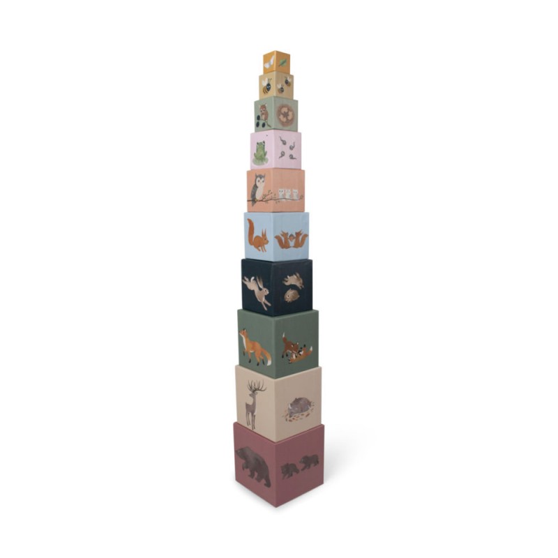 Piramida edukacyjna Cyfry Nordic animals Filibabba
