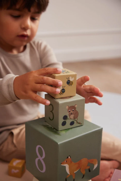 Piramida edukacyjna Cyfry Nordic animals Filibabba