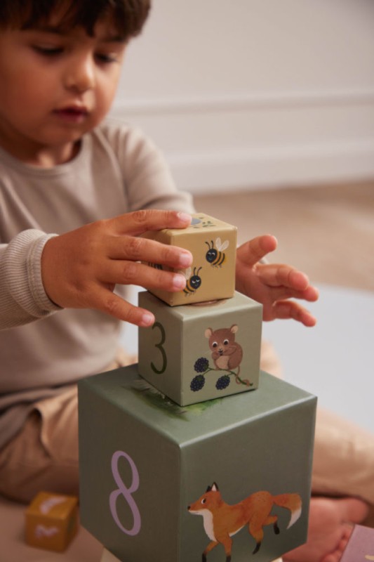 Piramida edukacyjna Cyfry Nordic animals Filibabba