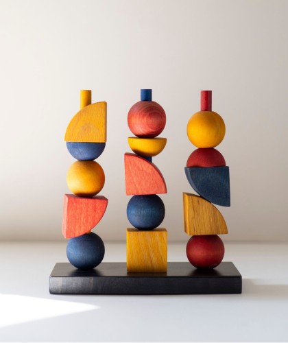 Płotek Modern Y – Modern Stacking Toy Wooden Story