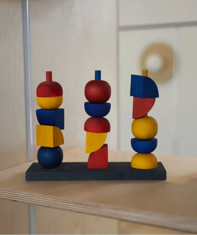 Płotek Modern Y – Modern Stacking Toy Wooden Story