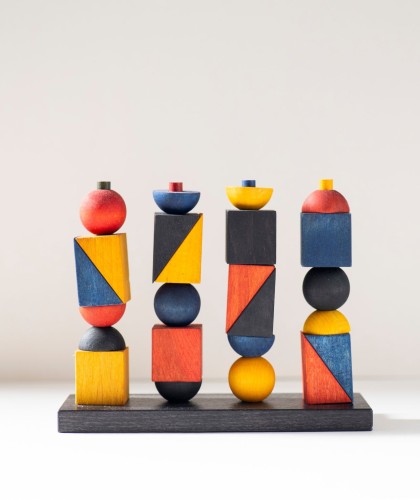 Płotek Modern X – Modern Stacking Toy Wooden Story
