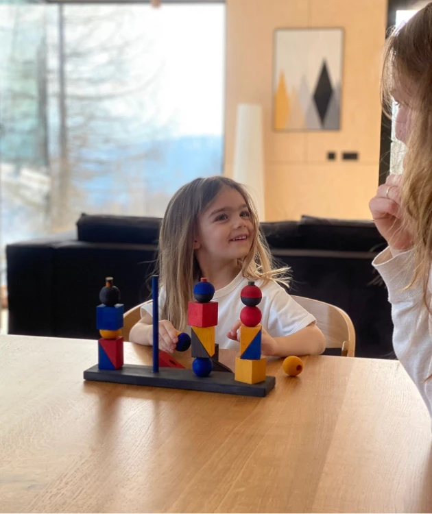 Płotek Modern X – Modern Stacking Toy Wooden Story
