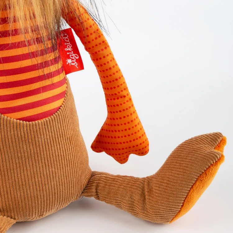 Pierwsza przytulanka Lew 32cm patchworkowa maskotka zabawka dzieci sigikid