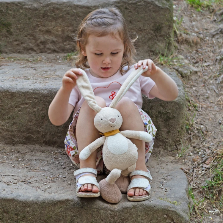Pierwsza przytulanka dla dzieci beżowy Królik 32cm maskotka zabawka sigikid