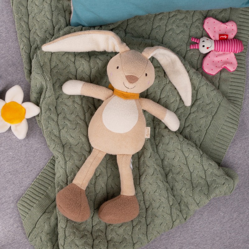 Pierwsza przytulanka dla dzieci beżowy Królik 32cm maskotka zabawka sigikid
