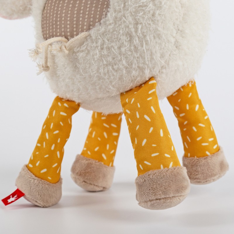 Pierwsza przytulanka patchworkowa Lama 29cm maskotka dla dzieci sigikid