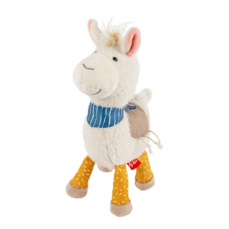 Pierwsza przytulanka patchworkowa Lama 29cm maskotka dla dzieci sigikid