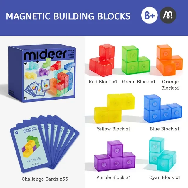 Konstrukcyjna kostka magnetyczna mideer