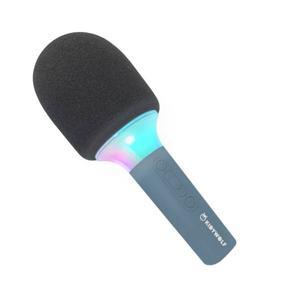 Mikrofon do karaoke z modulacją Kidymic niebieski Kidywolf