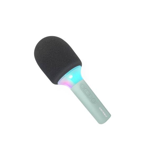 Mikrofon do karaoke z modulacją Kidymic zielony Kidywolf