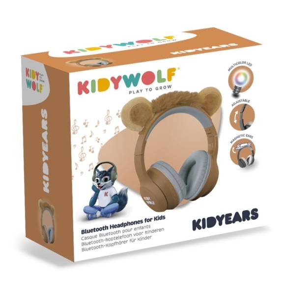 Słuchawki dla dzieci Kidyears Lion Lew Kidywolf