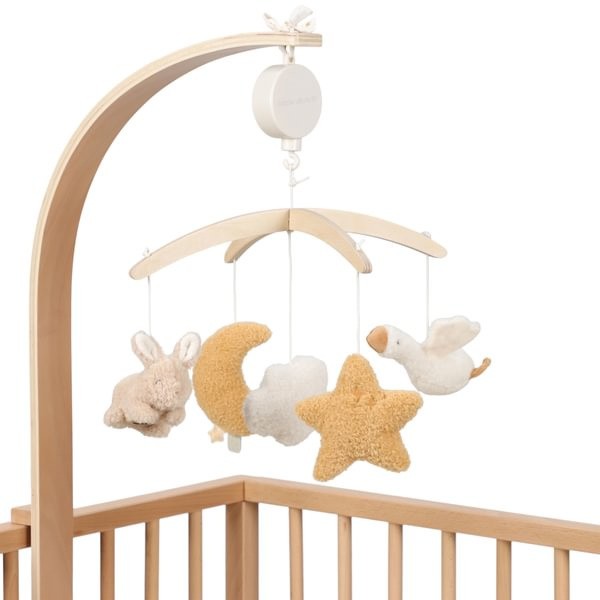 Drewniana karuzela do łóżeczka Newborn Naturals FSC Little Dutch