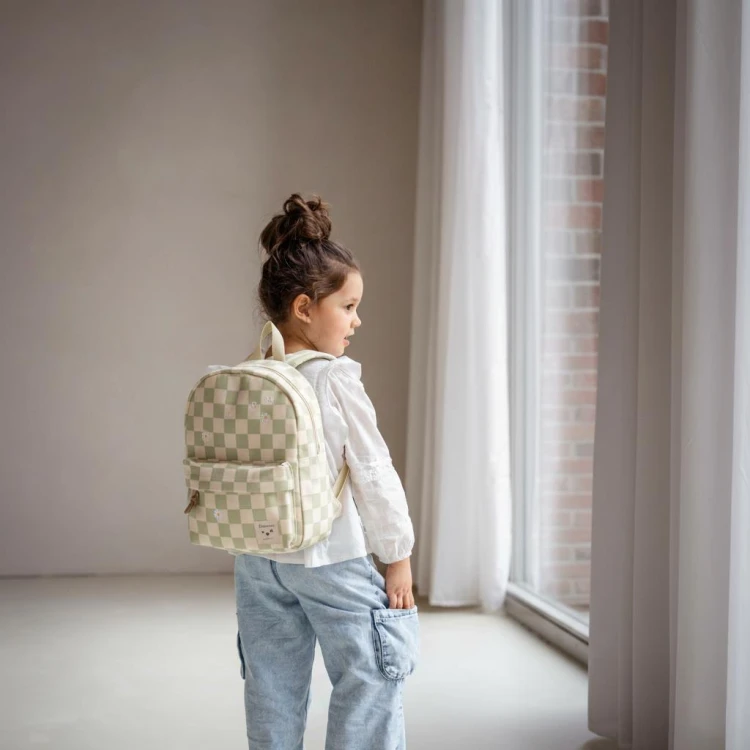 Plecak dla dzieci Nostalgia Green Beige KIDZROOM
