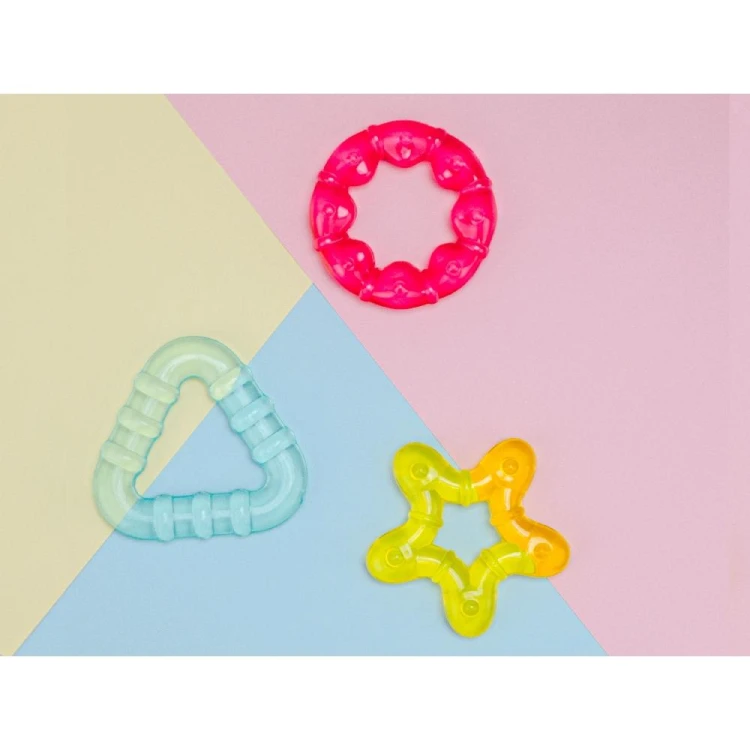 Chłodzący gryzak wodny Cool Shapes zestaw 3 szt. Bo Jungle