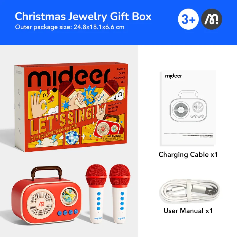 Podwójny zestaw karaoke mideer