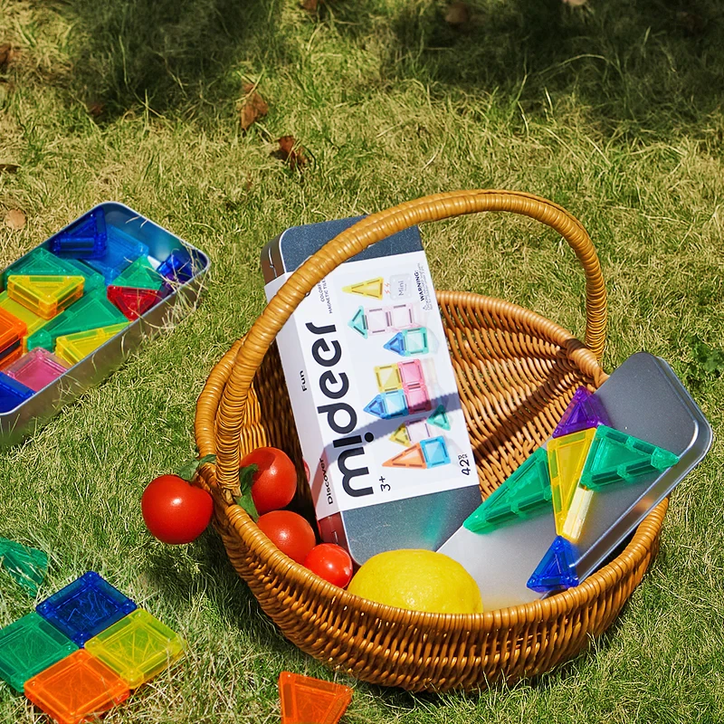 Klocki magnetyczne zestaw mini mideer
