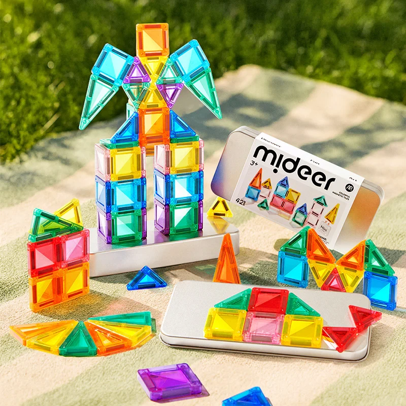 Klocki magnetyczne zestaw mini mideer