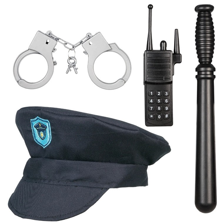 Kostium policjanta z czapką i akcesoriami 4-7 lat Souza!